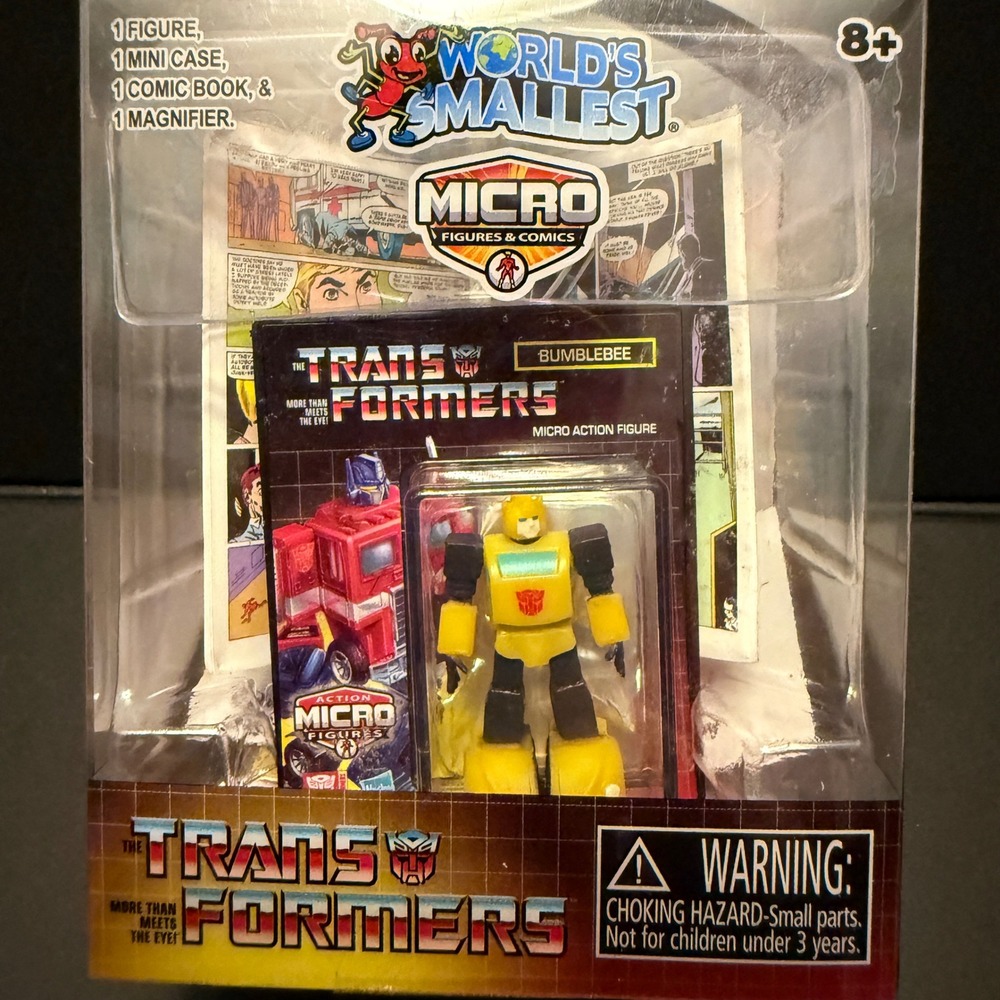 Super Impulse Transformers Bumblebee Micro Figure Kids OS Yellow New‎